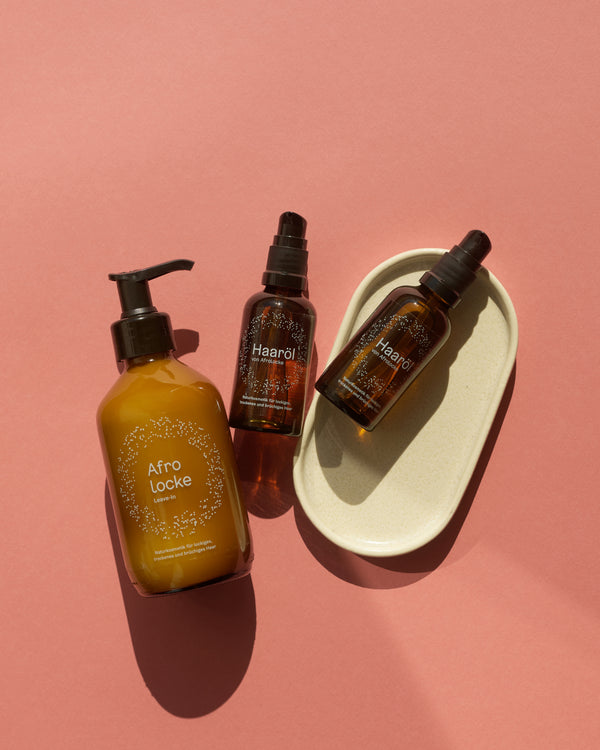 Coffret Curl Glow : 1x Leave-In, 2x Huile Capillaire